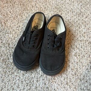 Black Vans Shoes Toddler 9